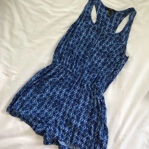 FOREVER 21 BLUE ROMPER